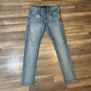 Purple Brand Stitches Blue Denim Jeans
Size 34